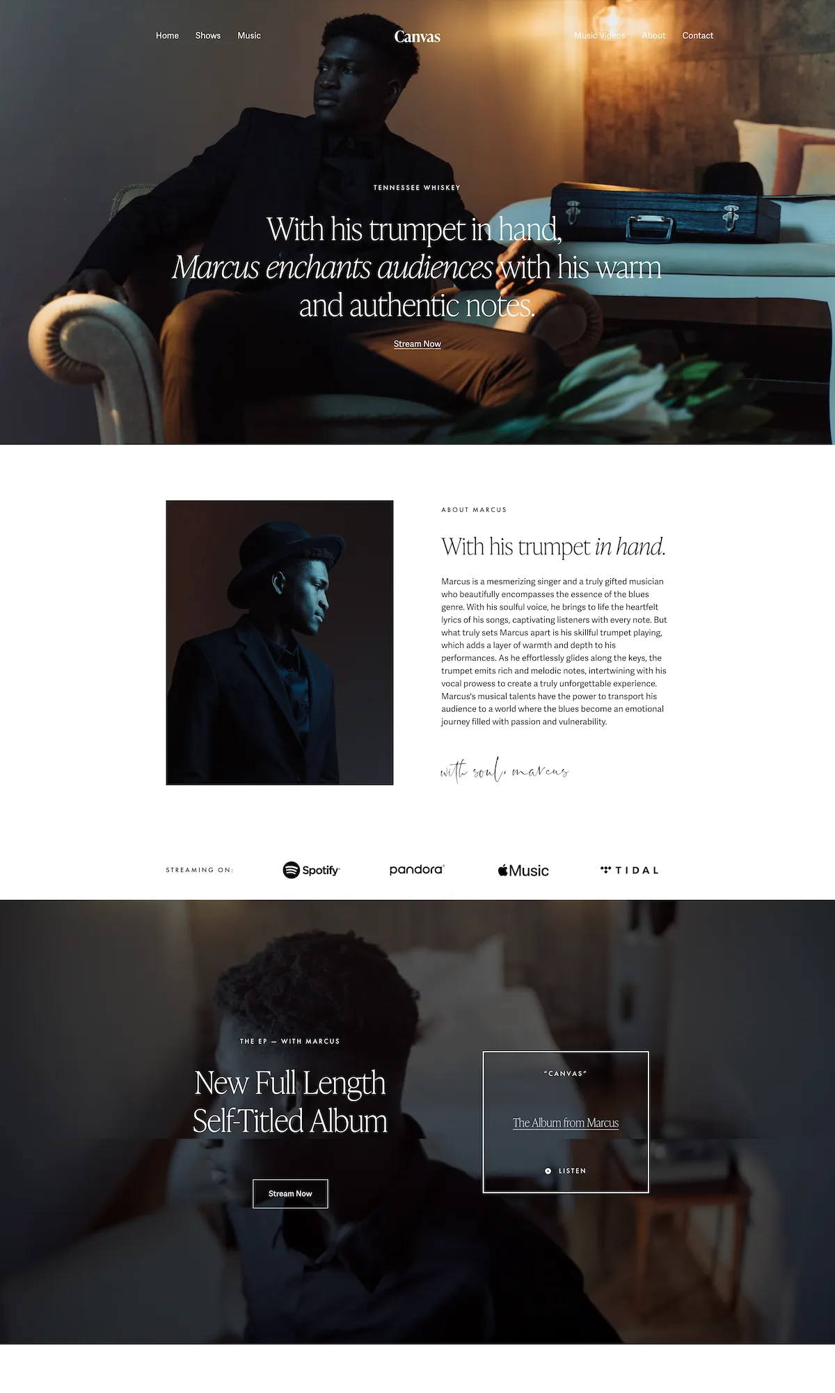 Canvas – Website Template