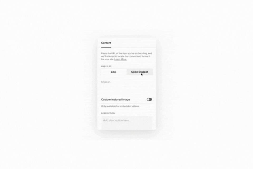 Squarespace Embed Block Code Injection for Personal or Core Plan