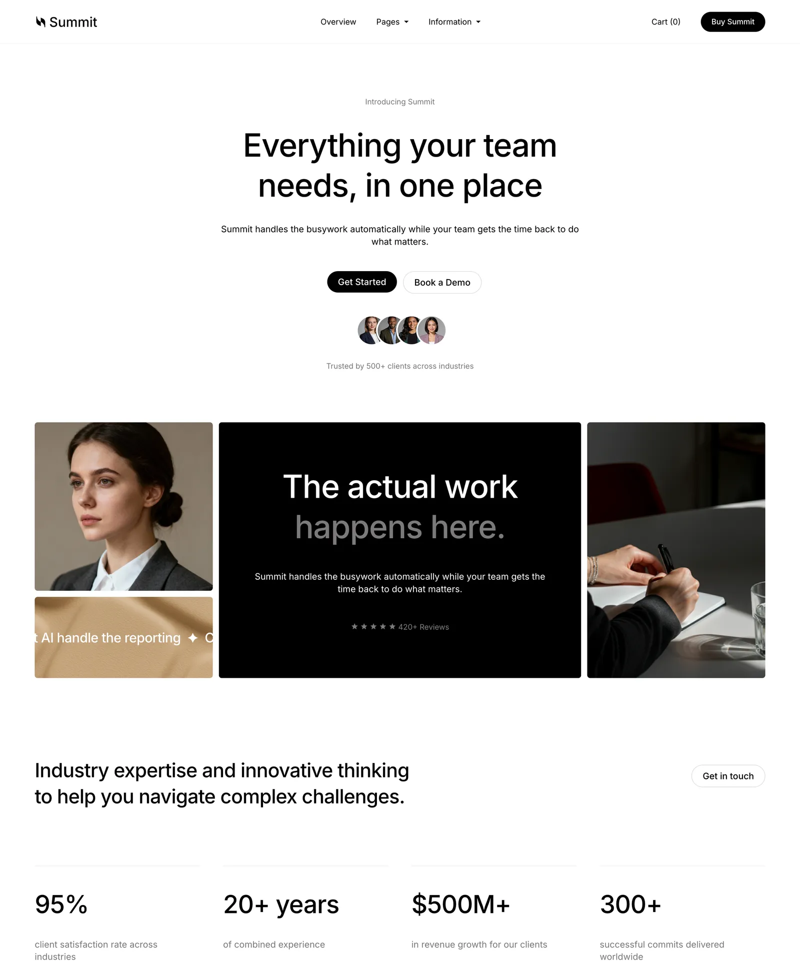 Summit – Technology Website Template